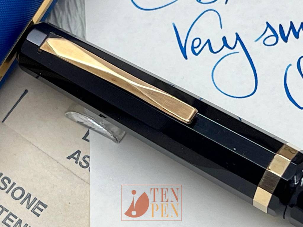 OMAS EXTRA 556/F - BLACK CELLULOID - EF FLEXIBLE NIB | Tenpen - By